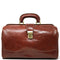 Floto Italian Leather Doctor Style Handbag Top Handle Bag Brown